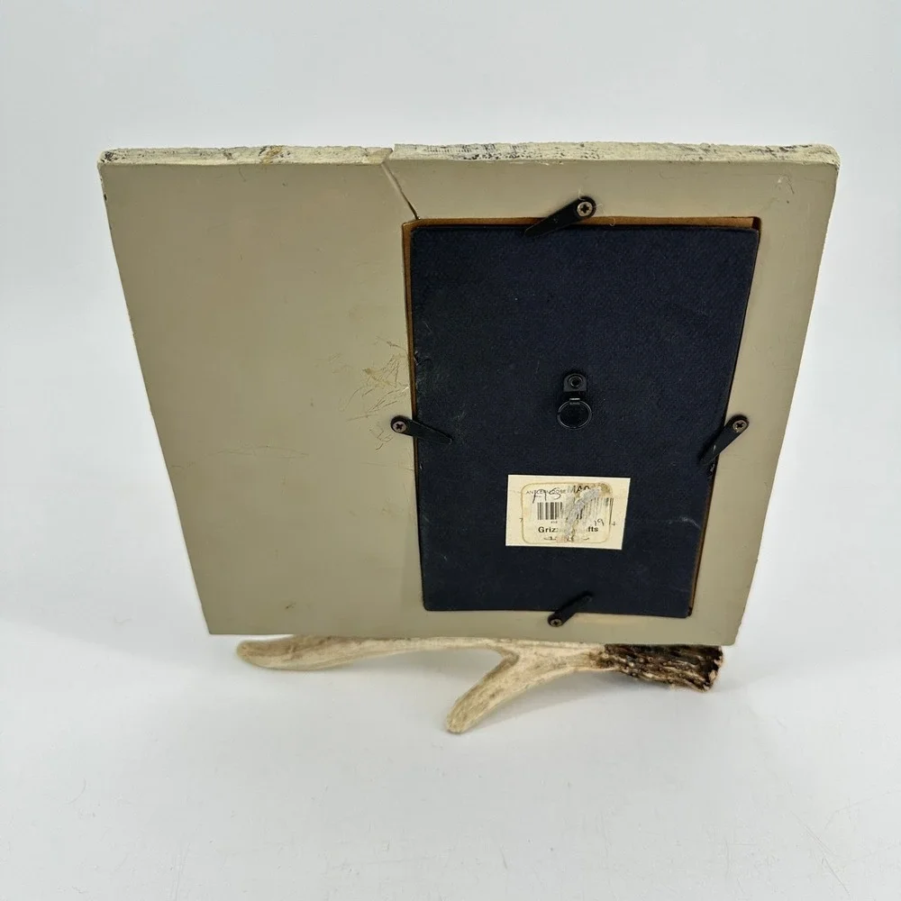 Alaska Last Frontier Collection Moose Antler 4x6 Picture Frame Rustic Decor